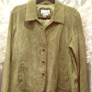 Green Suede Jacket by Live A Little